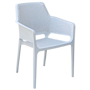 LUKA πολυθρόνα polypropylene ΛΕΥΚΟ / 62x60xH86