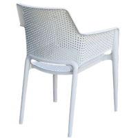 LUKA πολυθρόνα polypropylene ΛΕΥΚΟ / 62x60xH86