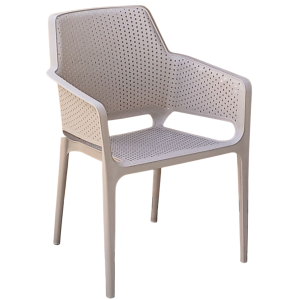 LUKA πολυθρόνα polypropylene ΜΟΚΑ / 62x60xH86