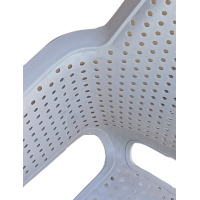 LUKA πολυθρόνα polypropylene ΛΕΥΚΟ / 62x60xH86