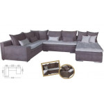 LYDIA-KA καναπές οικιακού χώρου, 245x330x190