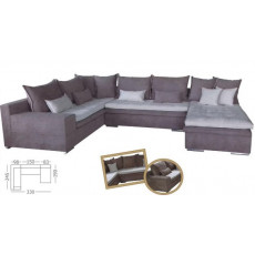 LYDIA-KA καναπές οικιακού χώρου, 245x330x190