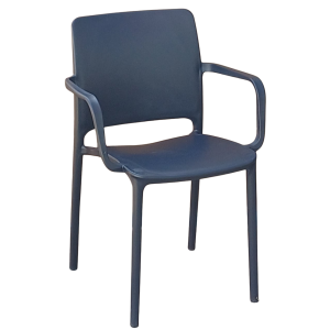 ΜΑΙΑΜΙ πολυθρόνα polypropylene ΑΝΘΡΑΚΙ / 59x57xH83