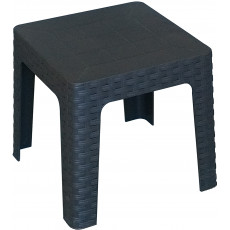 MONACO τραπεζάκι κήπου polypropylene ΑΝΘΡΑΚΙ, 50x50x45 MONACO τραπεζάκι κήπου polypropylene ΑΝΘΡΑΚΙ, 50x50x45