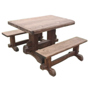 ΜΟΝΑΣΤΗΡΙΑΚΟ-ΖS σετ κήπου ξύλινo ΚΑΡΥΔΙ / 120x80/+30/+30 **ΠΡΟΣΦΟΡΑ ΕΚΘΕΣΙΑΚΟ**