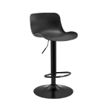 MORE σκαμπό ρυθμιζόμενo μέταλλο-polypropylene ΜΑΥΡΟ / 43x35x75/104
