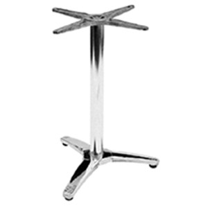 ΜΤΒ-010 βάση τραπεζιού αλουμινίου INOX, 49x49x71 *B' ΔΙΑΛΟΓΗΣ*