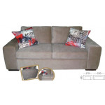 NORA LUX 3+2 καναπές οικιακού χώρου, 220x80 + 170x80cm