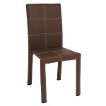 P10-6PB καρέκλα μεταλλική με τεχνόδερμα ΕΠΙΛΟΓΗΣ, 42x52x89