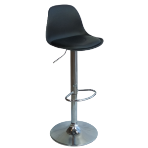 POLO σκαμπό ρυθμιζόμενo pp ΜΑΥΡΟ, 40x38x80/101