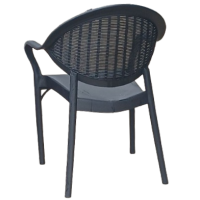PRIME-RATTAN πολυθρόνα polypropylene ΑΝΘΡΑΚΙ / 63x64xH82