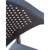 PRIME πολυθρόνα polypropylene ΑΝΘΡΑΚΙ / 63x64xH82