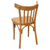 RILEY καρέκλα εσωτερικού χώρου ξύλινη χρώμα ΜΕΛΙ / 40x43xH82