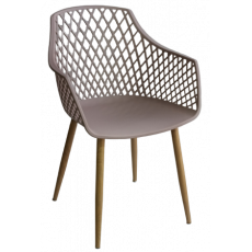 RIVIERA πολυθρόνα polypropylene ΜΟΚΑ, 57x55x84 RIVIERA πολυθρόνα polypropylene ΜΟΚΑ, 57x55x84