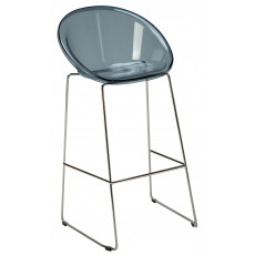 SPHERE FIX σκαμπό ψηλό polycarbonate διαφ. ΓΚΡΙ, 49x50x100h SPHERE FIX σκαμπό ψηλό polycarbonate διαφ. ΓΚΡΙ, 49x50x100h