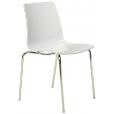 LOLLIPOP-4P καρέκλα polycarbonate gloss ΛΕΥΚΟ LOLLIPOP-4P καρέκλα polycarbonate gloss ΛΕΥΚΟ, 42x46x87
