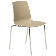 LOLLIPOP-4P καρέκλα polycarbonate gloss JUTE, 42x46x87