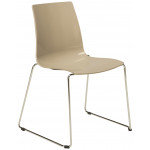 LOLLIPOP SLITTA καρέκλα polycarbonate gloss JUTE, 48x54x87h  48X54X87 cm