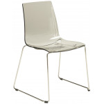 LOLLIPOP SLITTA καρέκλα polycarbonate ΔΙΑΦΑΝΟ, 48x54x87