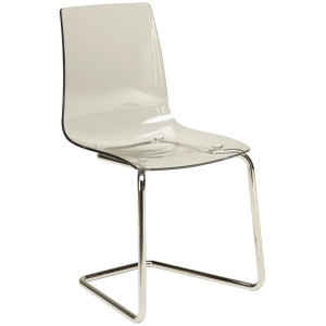 LOLLIPOP LEGS καρέκλα polycarbonate ΔΙΑΦΑΝΟ, 46x46x87h 