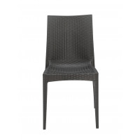 BISTROT-C καρέκλα κήπου polypropylene ΣΟΚΟΛΑΤΙ, 49x54xΗ89