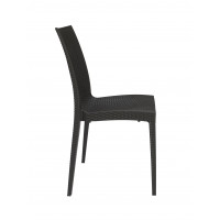 BISTROT-C καρέκλα κήπου polypropylene ΣΟΚΟΛΑΤΙ, 49x54xΗ89