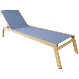 ART-SAB ξαπλώστρα αλουμινίου με pvc ΧΡΩΜΑ ΕΠΙΛΟΓΗΣ, 198x62x35