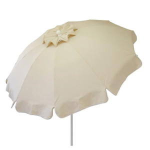 SEA-A ομπρέλα μεταλλική θαλάσσης με καραβόπανο ΕΚΡΟΥ / Φ200