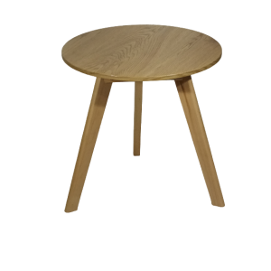 SEKTA τραπεζάκι σαλονιού ξύλο ΦΥΣΙΚΟ, Φ40xH40