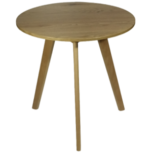 SEKTA τραπεζάκι σαλονιού ξύλο ΦΥΣΙΚΟ, Φ60xH60