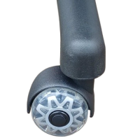 SENNA πολυθρόνα γραφείου bucket mesh-δερματίνη ΜΑΥΡΗ / 62x65xΗ110-120