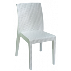 SIENA-C καρέκλα κήπου polypropylene ΛΕΥΚΗ, 41x53x86 SIENA-C καρέκλα κήπου polypropylene ΛΕΥΚΗ, 41x53x86
