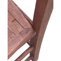 ΣΚΥΡΟΥ-ΜΕΓΑΛΗ-ΞΠ καρέκλα καφενείου ξύλινη με κάθισμα ξύλο πλεκτό χρώμα ΕΜΠΟΤΙΣΜΟΥ ΚΑΡΥΔΙ / 40x42xH89