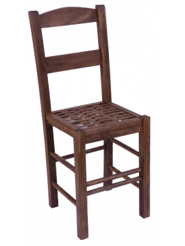 ΣΚΥΡΟΥ-ΜΙΚΡΗ καρέκλα ξύλινη 34x40x90  34X40X90 cm