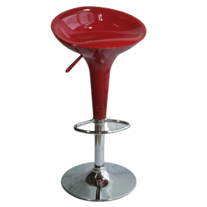 BARAKI σκαμπό ρυθμιζόμενo πλαστικό KOKKINO, 44x40x67-88