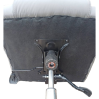 STAMP πολυθρόνα γραφείου διευθυντού δερματίνη ΓΚΡΙ ΣΚΟΥΡΟ / 60x70xH120-127