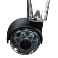 STAMP πολυθρόνα γραφείου διευθυντού δερματίνη ΓΚΡΙ ΣΚΟΥΡΟ / 60x70xH120-127