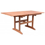 SOLID τραπέζι κήπου ξύλινο εμποτισμού ΚΕΡΑΣΙ, 80x120(+45) 