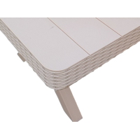 TITANIC τραπέζι κήπου polypropylene MOKA / 97x167xH75