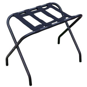 TOLO-B μπαγκαζιέρα βαλίτσας μεταλλική ΜΑΥΡΗ / 61x42xH52