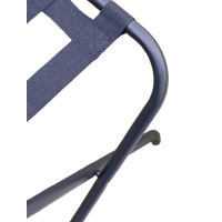 TOLO-B μπαγκαζιέρα βαλίτσας μεταλλική ΜΑΥΡΗ / 61x42xH52