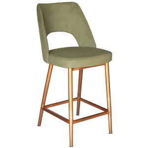 TS-325 σκαμπό ψηλό μεταλλικό με ταπετσαρία ΧΡΩΜΑ ΕΠΙΛΟΓΗΣ, 50x60xH112 