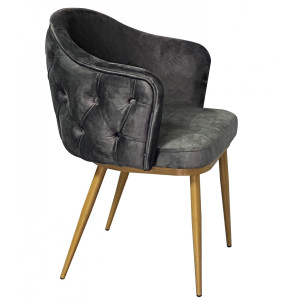 TS-442 πολυθρόνα εξοπλισμού μεταλλική με ταπετσαρία ΧΡΩΜΑ ΕΠΙΛΟΓΗΣ, 54x55xΗ80