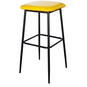 TS-479 σκαμπό ψηλό μεταλλικό με ταπετσαρία ΧΡΩΜΑ ΕΠΙΛΟΓΗΣ, 38x38xH73