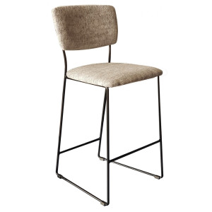 TS-557 σκαμπό ψηλό μεταλλικό με ταπετσαρία ΧΡΩΜΑ ΕΠΙΛΟΓΗΣ, 47x60xH95