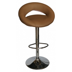 TWIST σκαμπό ρυθμιζόμενo δερματίνη ΜΟΚΑ / 52x48xH77-96 TWIST σκαμπό ρυθμιζόμενo δερματίνη ΜΟΚΑ / 52x48xH77-96