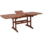UNITY τραπέζι κήπου ξύλινο εμποτισμού ΚΕΡΑΣΙ, 90x150(+45)   