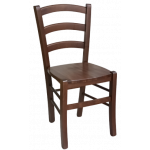 VENEZIA-S201P καρέκλα με σκελετός ξύλινο κάθισμα ΞΥΛΟ χρώμα ΚΑΡΥΔΙ, 45x45x88