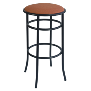 ΒΙΕΝΝΗΣ-ΣΧΠ σκαμπό ψηλό μεταλλικό με ταπετσαρία ΧΡΩΜΑ ΕΠΙΛΟΓΗΣ, 40x40xH76