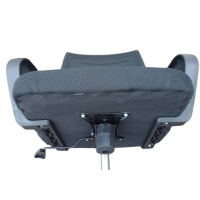 WALL πολυθρόνα γραφείου ύφασμα mesh ΜΑΥΡΗ / 64x49xH92-101